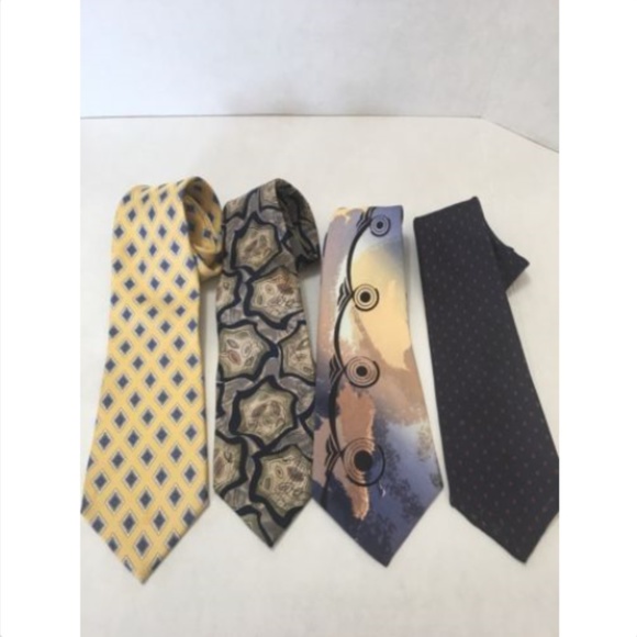 Dior Other - 4 silk Christian Dior Neck Tie Roundtree & Yorke